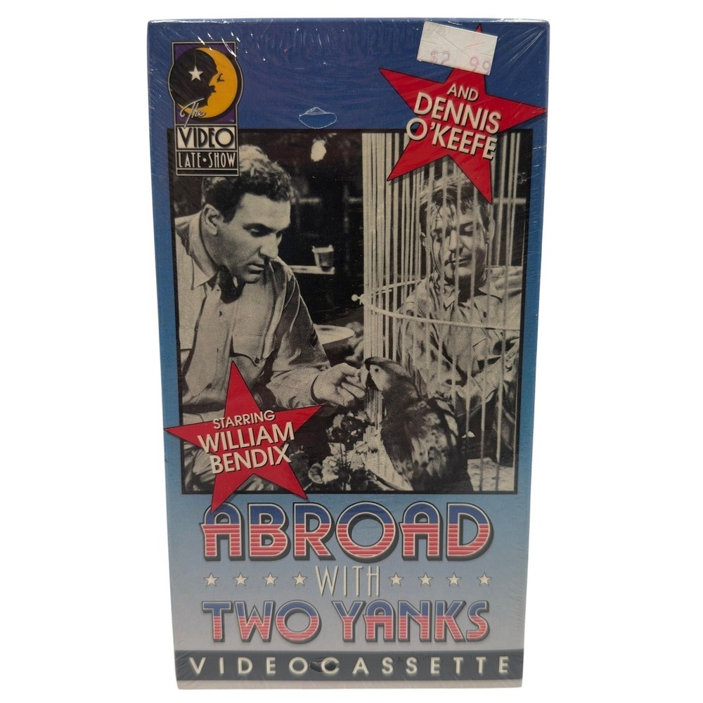 Abroad With Two Yanks VHS William Bendix Dennis O'Keefe Sealed Video Late Show